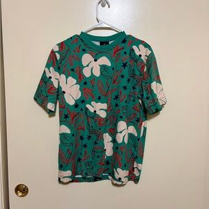 Paul Smith Kids Floral Green and Red Shirt